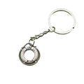 Zinc Alloy Minimalist Lifebuoy Keychain Bag Charm Gift view 5