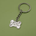Metal Pet Dog Keychain Memorial Gift view 1