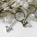 Metal Skull Bat Keychain Bag Charm view 3