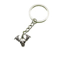 Metal Skull Bat Keychain Bag Charm view 5