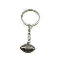 Metal Football Shape Keychain Sports Bag Charm Gift view 5