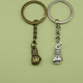 Metal Boxing Gloves Keychain Bag Charm view 1