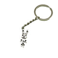 Metal Rabbit Keychain Bag Charm – Antique Copper view 5