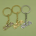 Zinc Alloy Merry Christmas Keychain For Holiday Gift view 1
