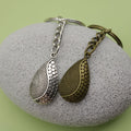 Metal Teardrop Keychain Bag Charm view 4