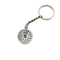 Metal Compass Keychain Bag Charm view 5