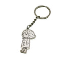 Zinc Alloy Hat Girl Keychain For Fashion Bag Charm view 5