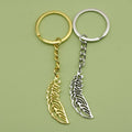 Zinc Alloy Tree Leaf Keychain For Bag Charm Gift view 1