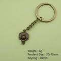 Zinc Alloy Basketball Hoop Keychain For Sports Bag Charm view 2