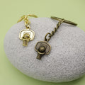 Zinc Alloy Basketball Hoop Keychain For Sports Bag Charm view 4