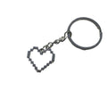 Metal Minimalist Heart Keychain Bag Charm Gift view 5