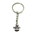 Metal I Love Football Keychain Bag Charm Gift view 5