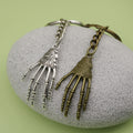 Metal Minimalist Paw Print Keychain Bag Charm view 4