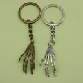 Metal Minimalist Paw Print Keychain Bag Charm view 1