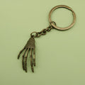 Metal Minimalist Paw Print Keychain Bag Charm view 6