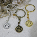 Zinc Alloy Dog Paw Print Keychain For Bag Charm view 4