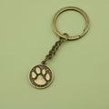 Zinc Alloy Dog Paw Print Keychain For Bag Charm view 6