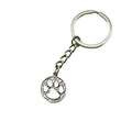 Zinc Alloy Dog Paw Print Keychain For Bag Charm view 5