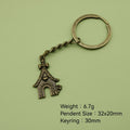 Zinc Alloy House Keychain For Bag Charm Gift view 2
