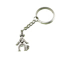Zinc Alloy House Keychain For Bag Charm Gift view 5