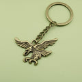 Metal Simple Eagle Keychain For Bag Charm Gift view 6