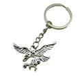 Metal Simple Eagle Keychain For Bag Charm Gift view 5