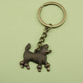 Metal Poodle Dog Keychain Bag Charm Gift view 6