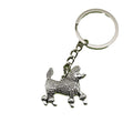 Metal Poodle Dog Keychain Bag Charm Gift view 5