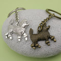 Metal Poodle Dog Keychain Bag Charm Gift view 4
