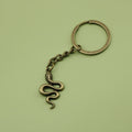 Zinc Alloy Minimalist Snake Keychain For Bag Charm view 6