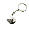Metal Swan Keychain Bag Charm view 5