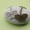 Metal Butterfly Keychain For Fashion Bag Charm Gift view 4