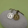 Metal Letter Eiffel Tower Keychain Bag Charm Gift view 4