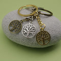 Zinc Alloy Tree Of Life Keychain Bag Charm Gift view 4