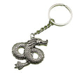 Metal Minimalist Dragon Keychain Key Ring Gift view 5