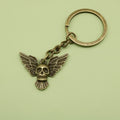 Zinc Alloy Winged Skull Keychain for Bag Charm Gift view 6