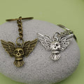 Zinc Alloy Winged Skull Keychain for Bag Charm Gift view 4