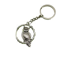 Metal Owl Keychain Minimalist Bag Charm Gift view 5