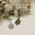 Zinc Alloy Pine Cone Flower Keychain For Bag Charm Gift view 3