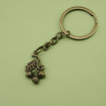 Zinc Alloy Pine Cone Flower Keychain For Bag Charm Gift view 6
