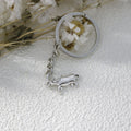 Zinc Alloy Minimalist Buffalo Keychain Bag Charm Gift view 3