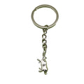 Zinc Alloy Minimalist Buffalo Keychain Bag Charm Gift view 5