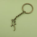 Metal Lizard Shape Keychain Reptile Bag Charm Gift view 6
