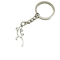 Metal Lizard Shape Keychain Reptile Bag Charm Gift view 5