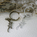 Metal Lizard Shape Keychain Reptile Bag Charm Gift view 3