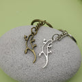Metal Lizard Shape Keychain Reptile Bag Charm Gift view 4