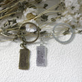 Metal Keyboard Keychain Bag Charm view 3