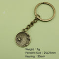 Zinc Alloy Planet Moon Star Keychain Bag Charm Gift view 2