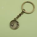 Zinc Alloy Planet Moon Star Keychain Bag Charm Gift view 6