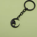 Zinc Alloy Skull Moon Keychain Bag Charm Gift Accessory view 6